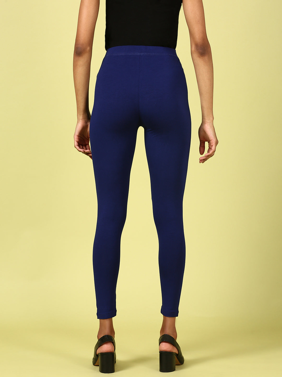 Women Navy Blue Casual Leggings