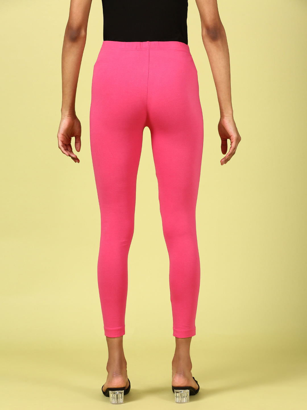 Women Pink Casual Leggings