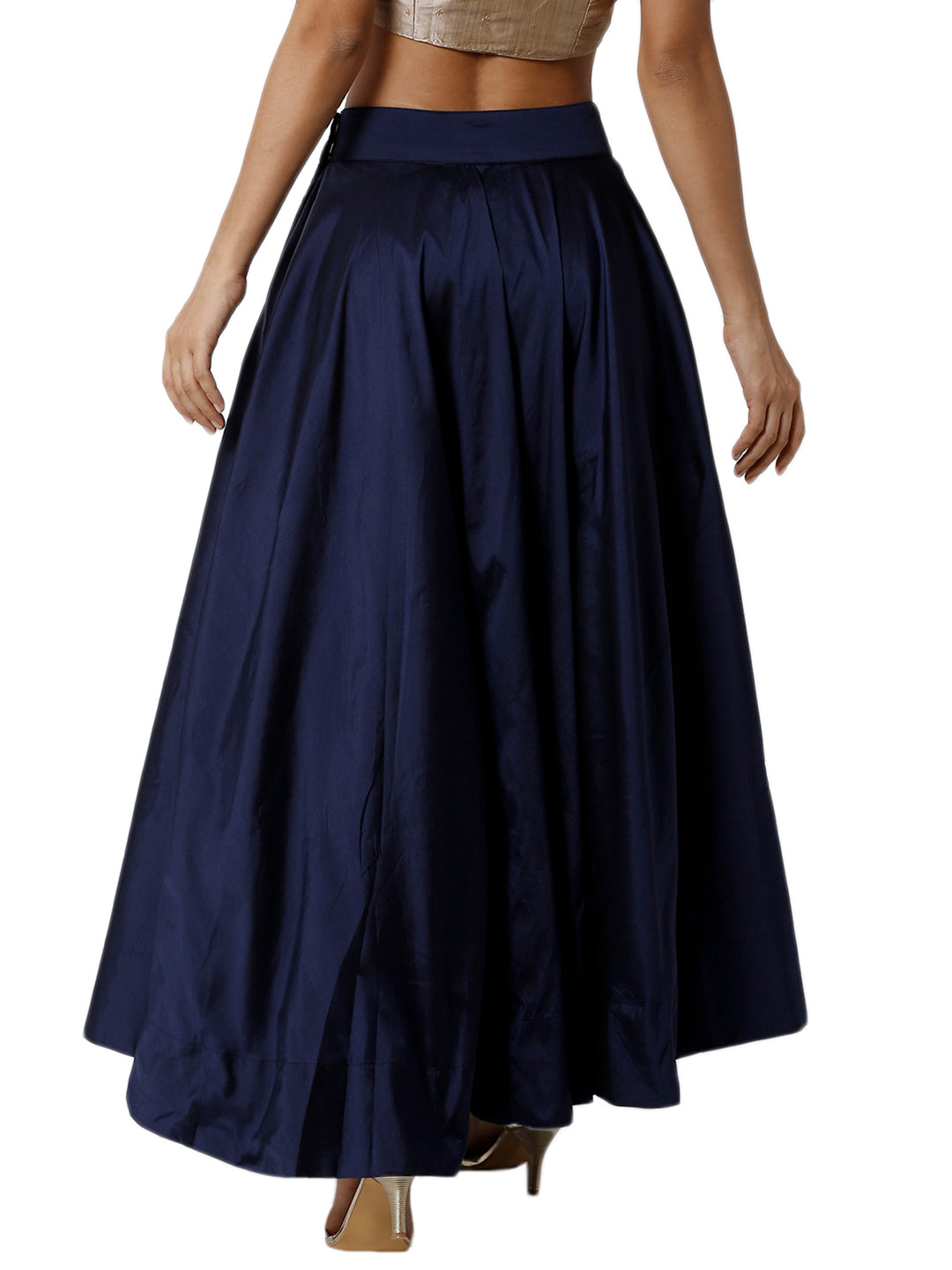 Women Blue Festive Skirt