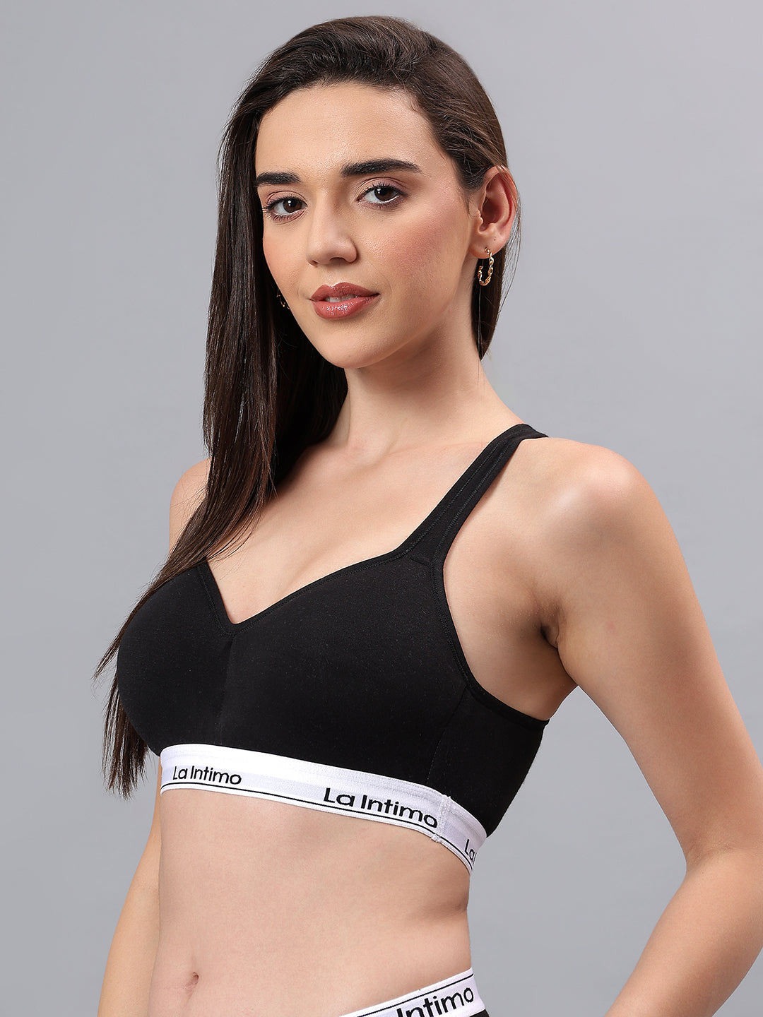 Padded Active Sports Cross Back Bra