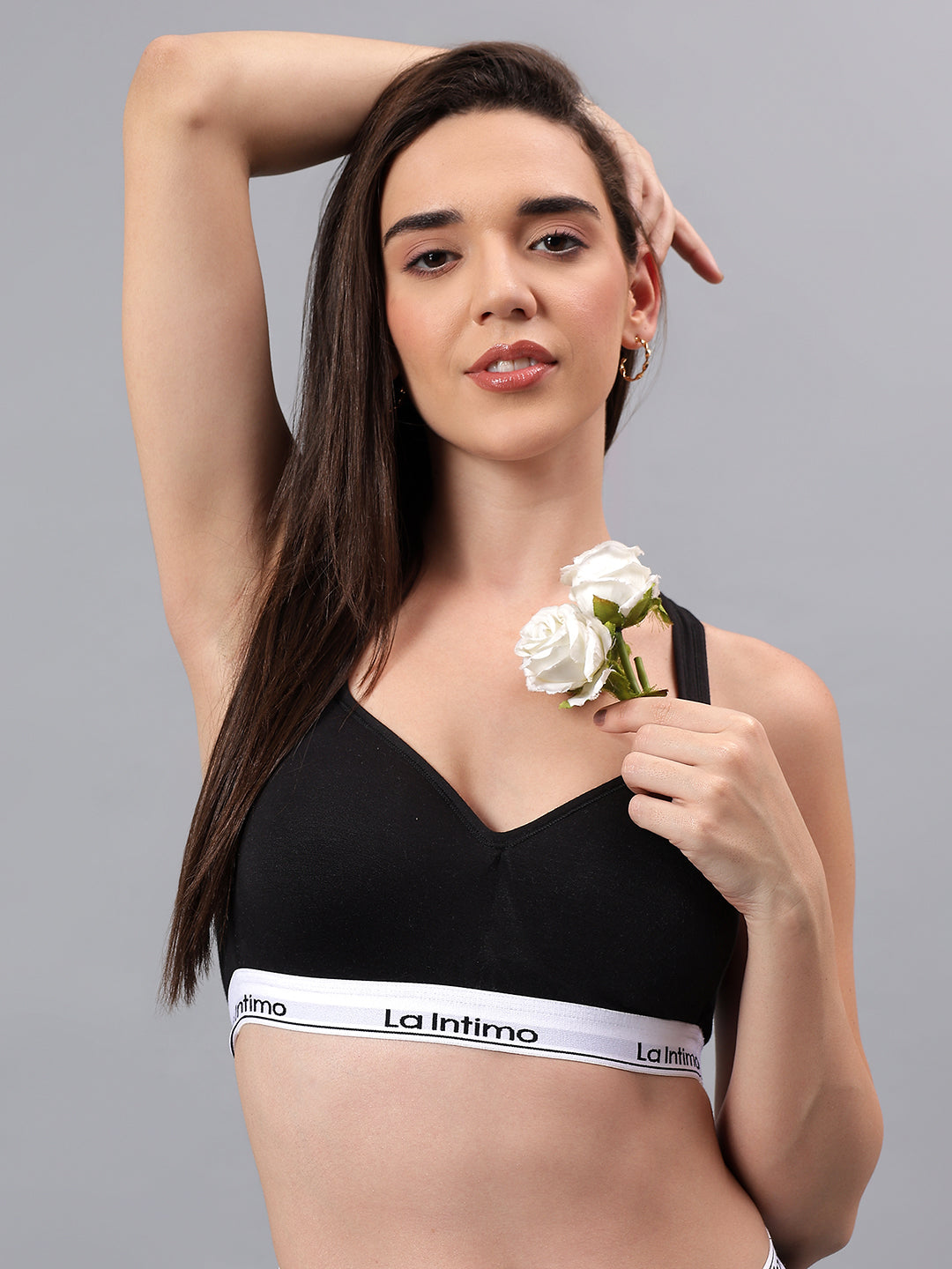 Padded Active Sports Cross Back Bra
