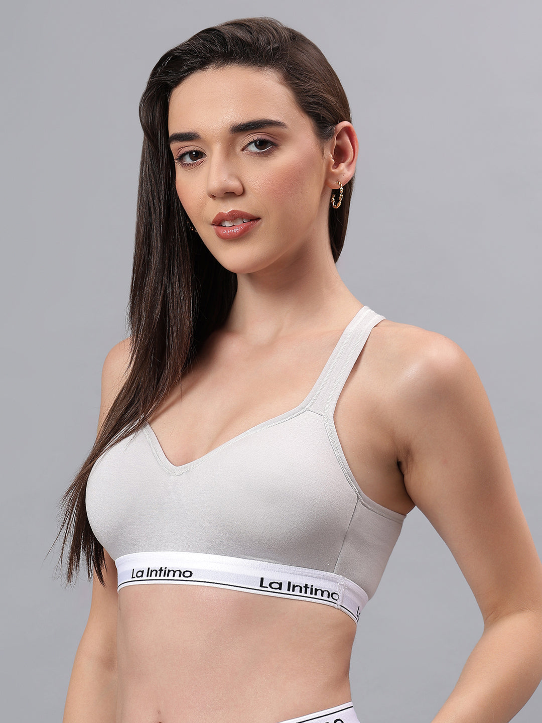 Padded Active Sports Cross Back Bra