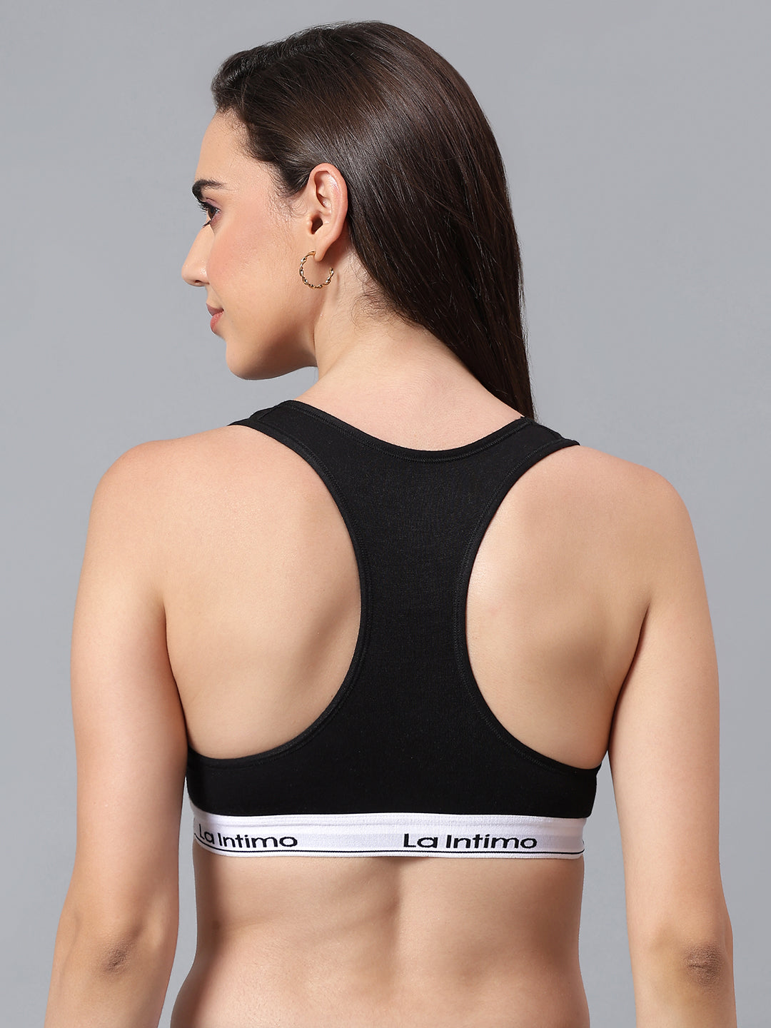 Padded Slip On Racerback Bra