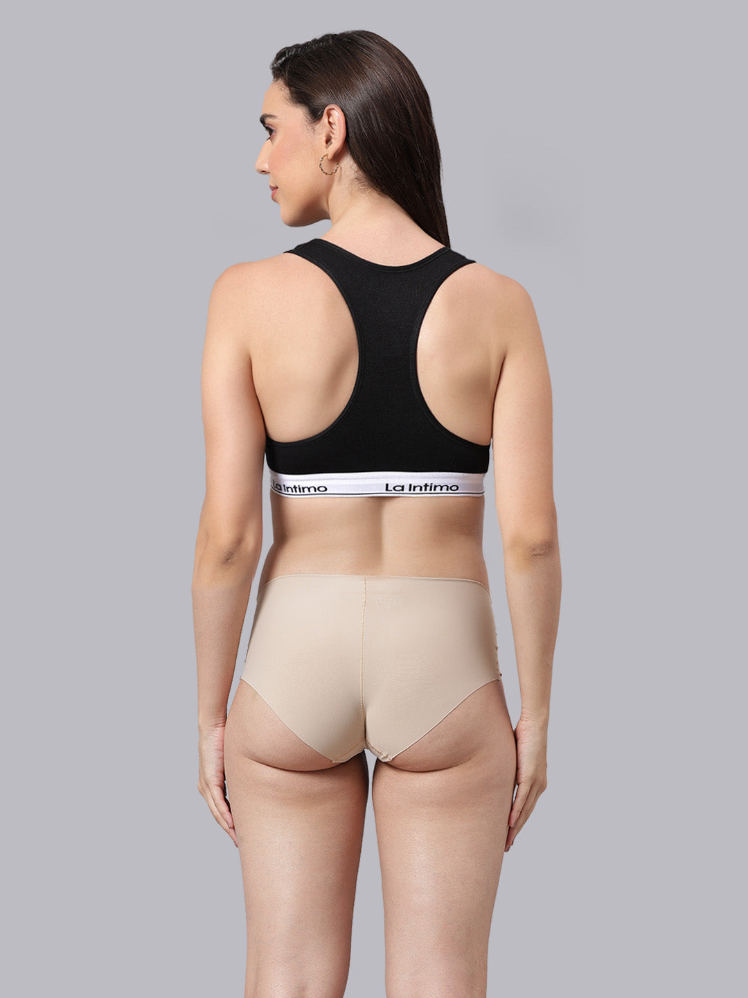 Women Satiny Soft RacerBack Combo Set