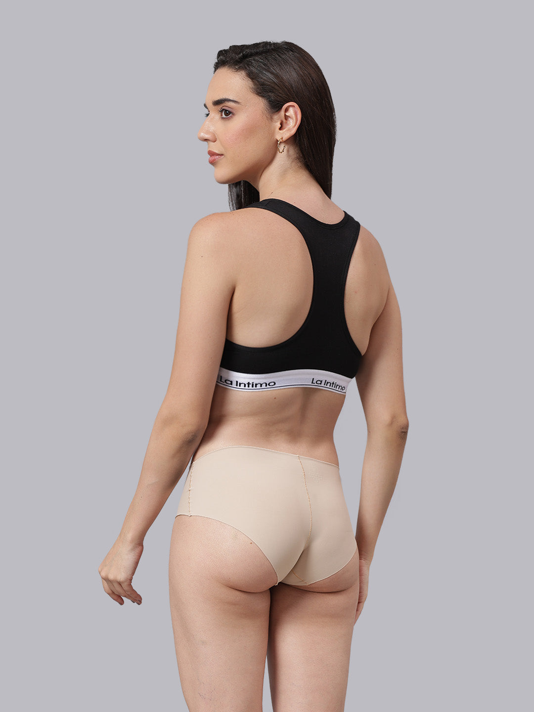 Women Satiny Soft RacerBack Combo Set