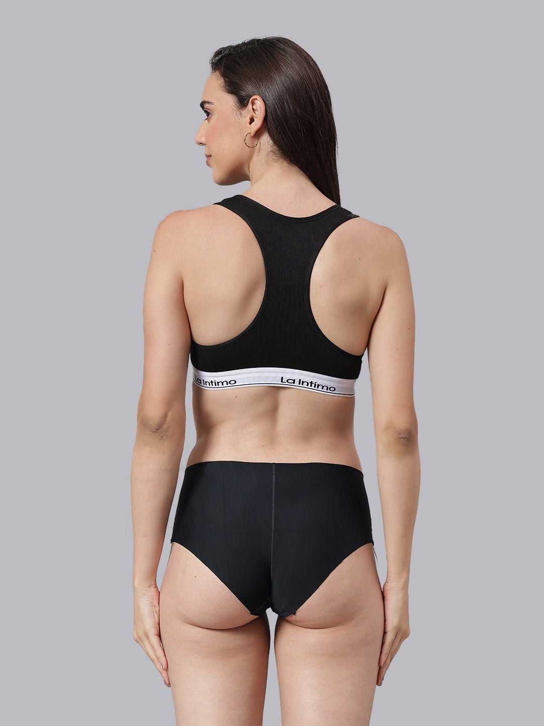 Women Satiny Soft RacerBack Combo Set