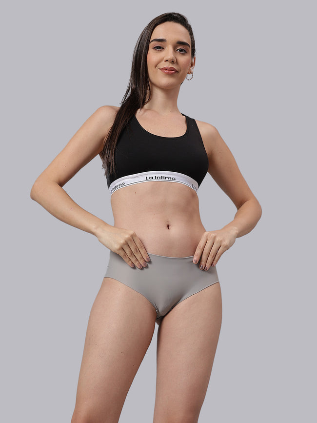 Women Satiny Soft RacerBack Combo Set