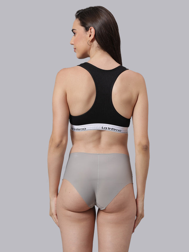 Women Satiny Soft RacerBack Combo Set
