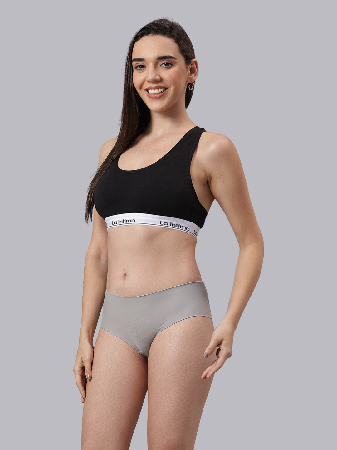 Women Satiny Soft RacerBack Combo Set