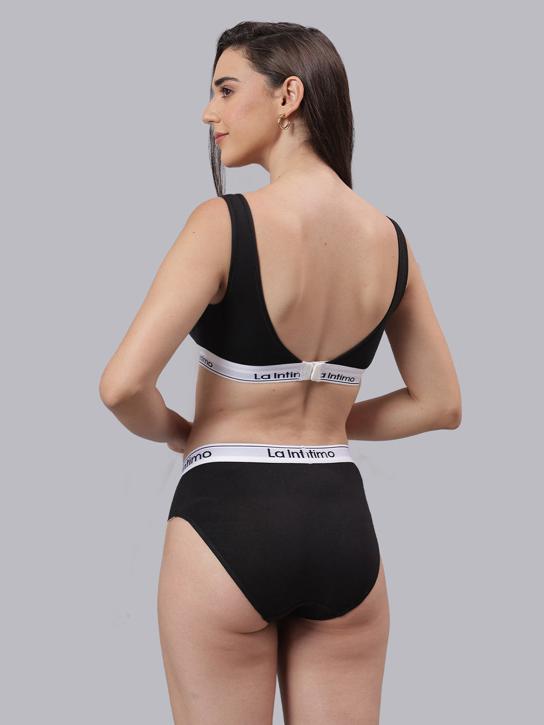 Women Plush Beauty T-Shirt Bra Combo Set