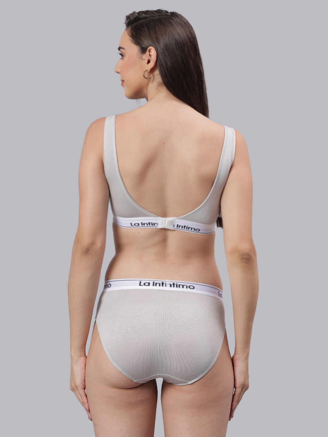 Women Plush Beauty T-Shirt Bra Combo Set