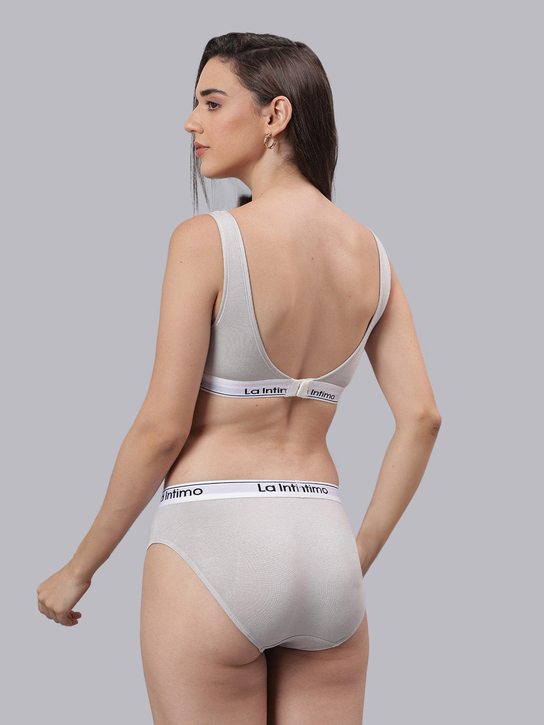 Women Plush Beauty T-Shirt Bra Combo Set