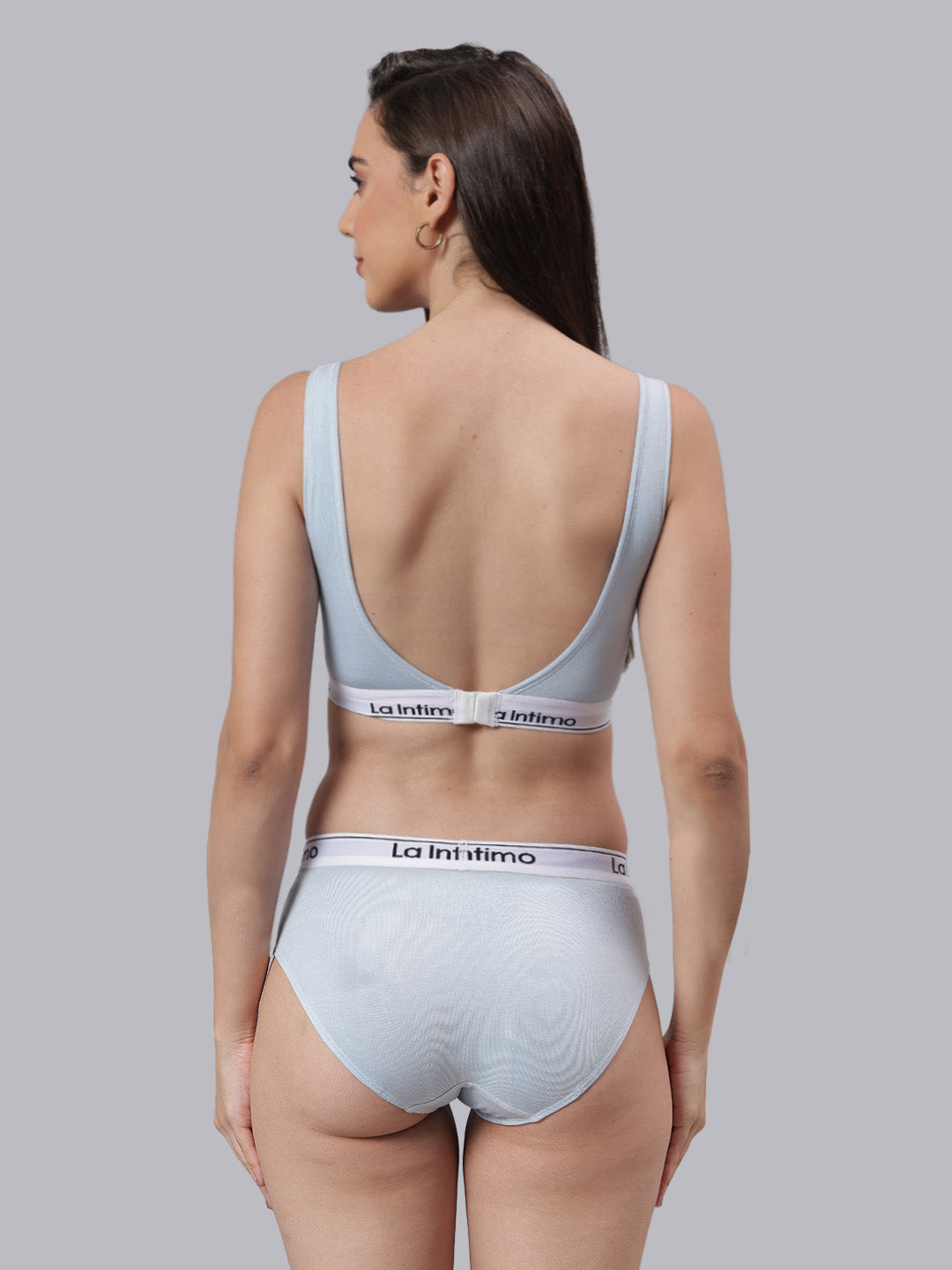 Women Plush Beauty T-Shirt Bra Combo Set