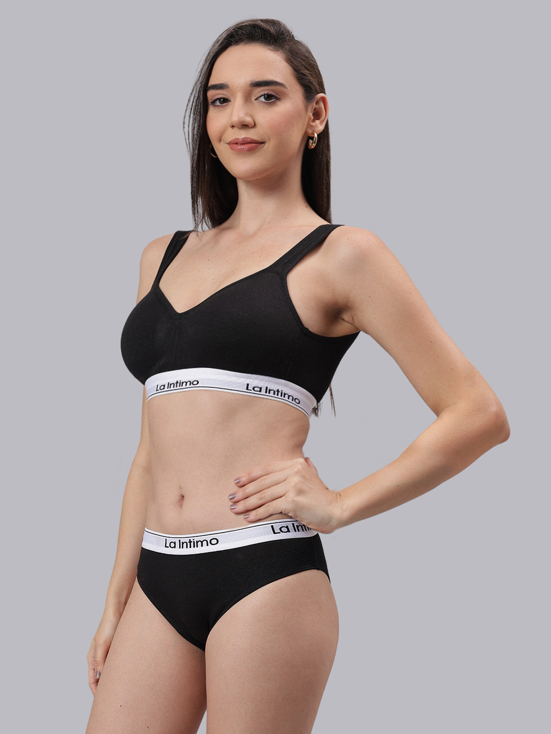 Women Beaut Bikini T-Shirt Bra Combo Set