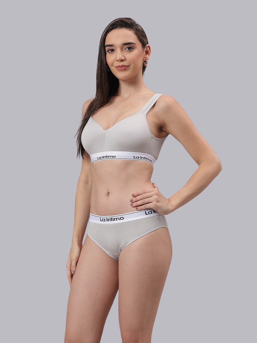 Women Beaut Bikini T-Shirt Bra Combo Set