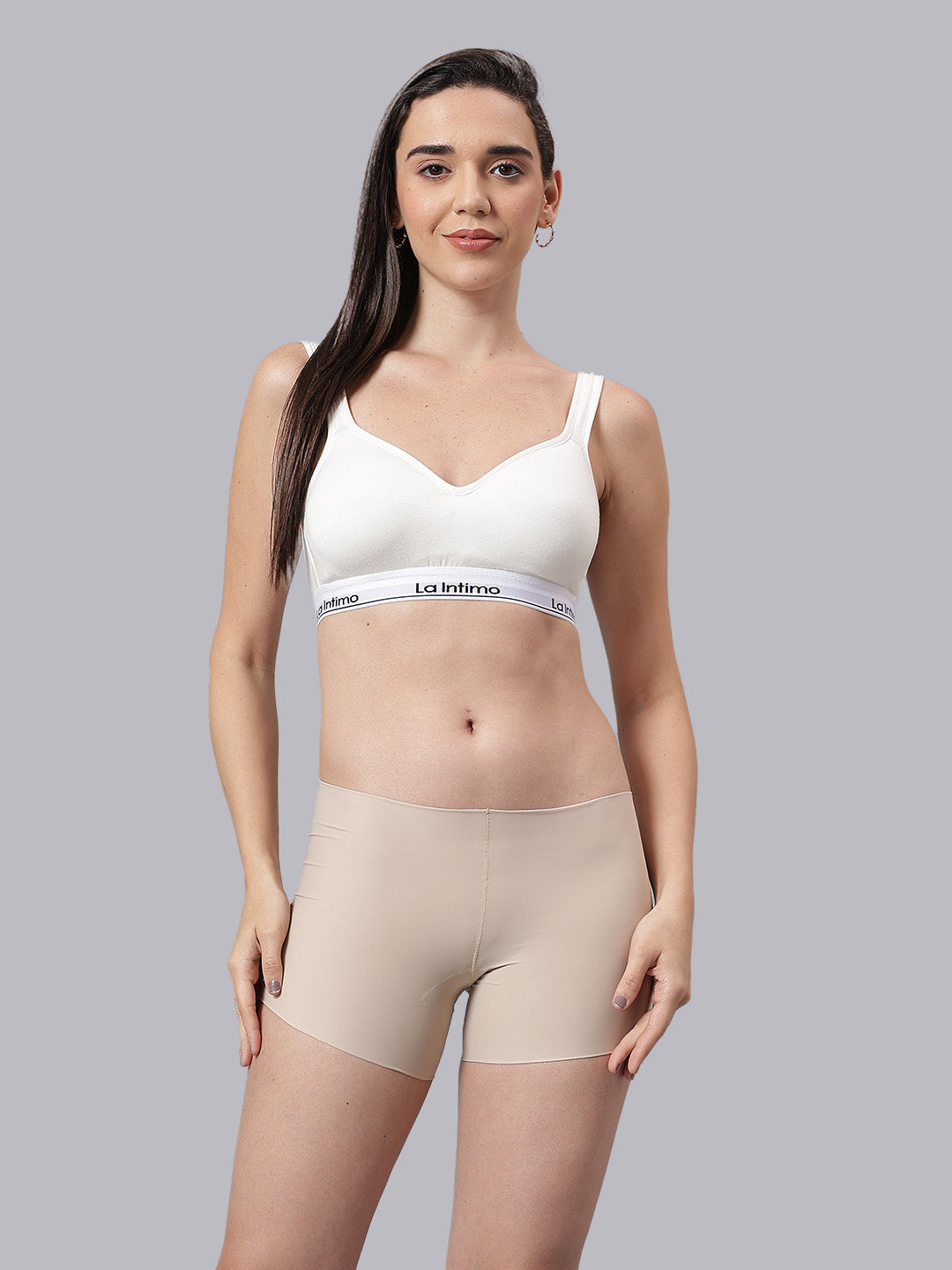 Women Silk Whisper T-Shirt Bra Combo Set