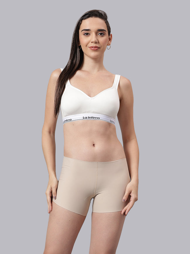 Women Silk Whisper T-Shirt Bra Combo Set
