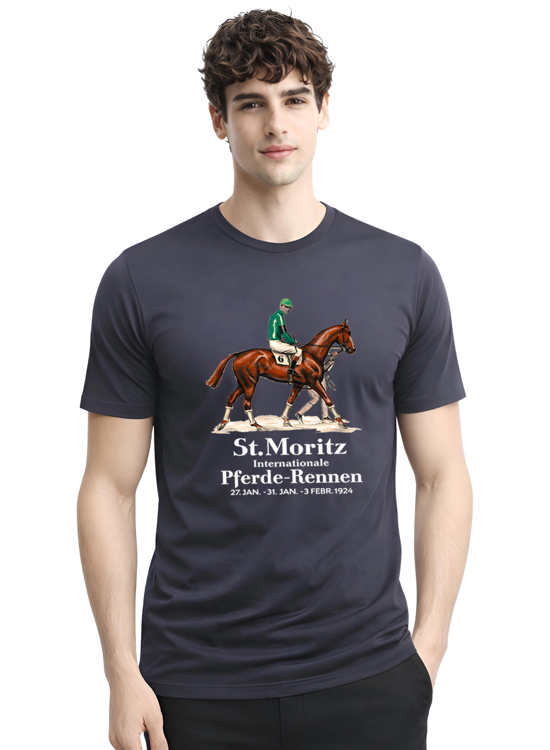 Men Grey Vintage Printed T-Shirt