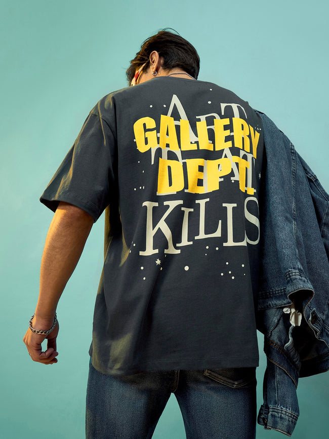 Unisex Grey Gallery Dept Oversize T-Shirt