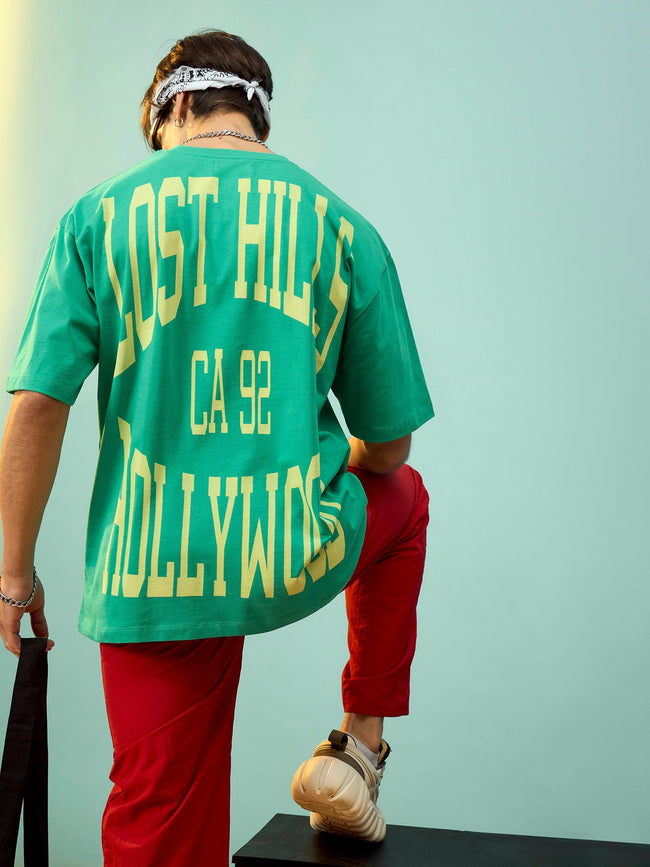 Unisex Green Lost Hills Oversize T-Shirt