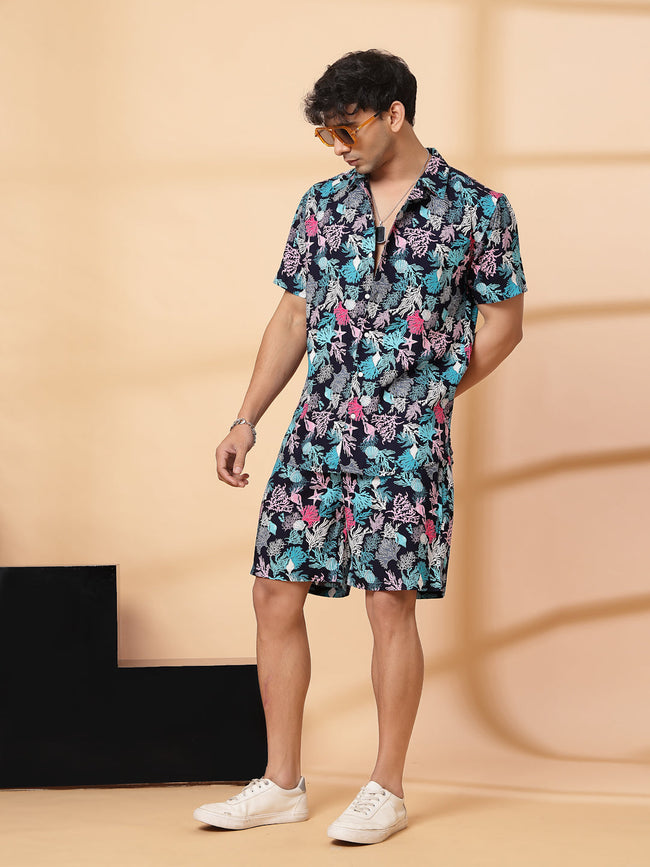 Men Coastal Vibes Co-ords Set