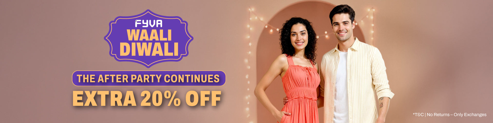 Product promotion banner