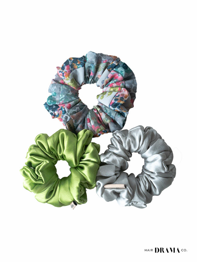 Multi House Of Spring Scrunchies Set Of 3