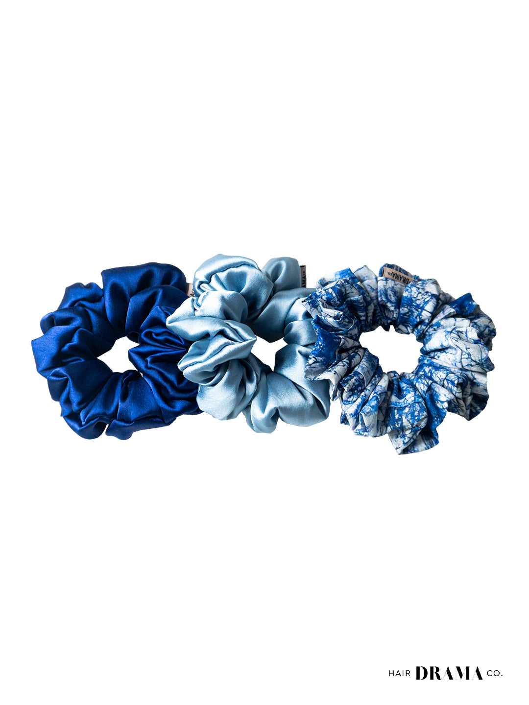 No Monday Blues Scrunchies Set Of 3