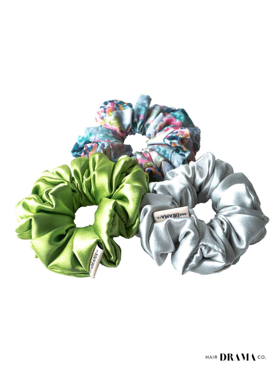 Multi House Of Spring Scrunchies Set Of 3