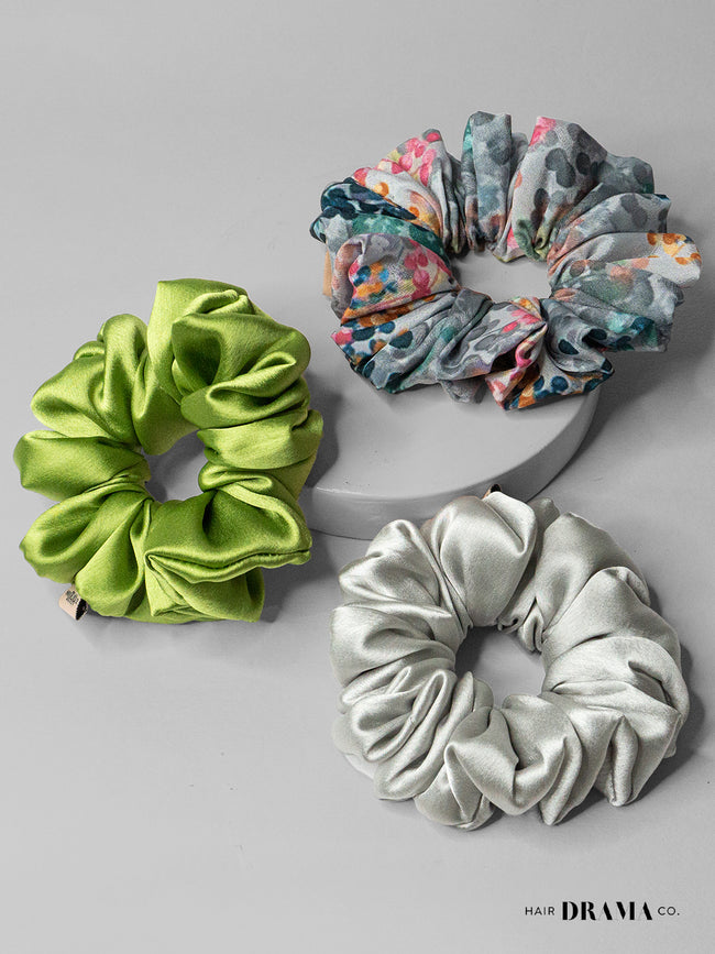 Multi House Of Spring Scrunchies Set Of 3