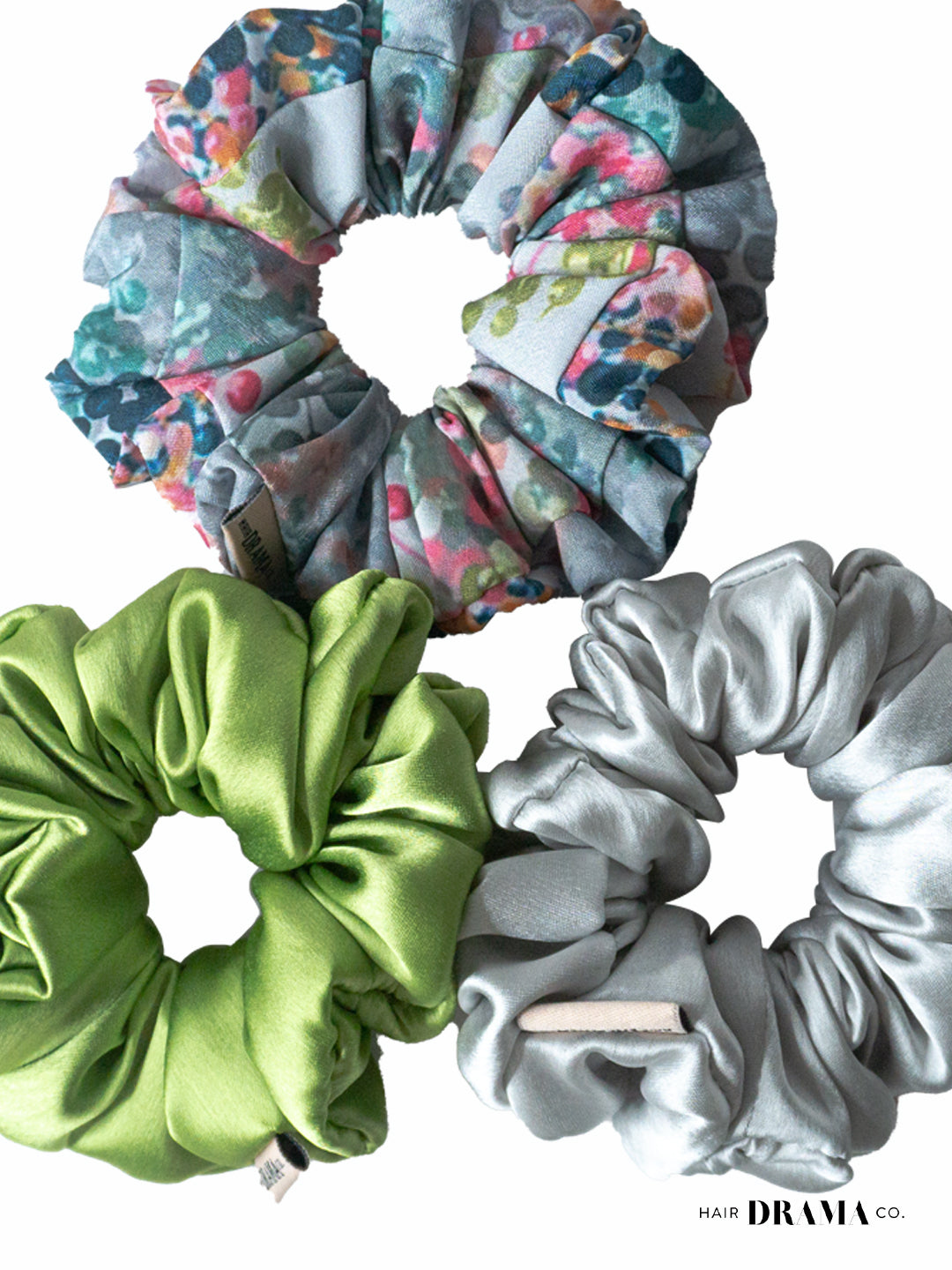 Multi House Of Spring Scrunchies Set Of 3