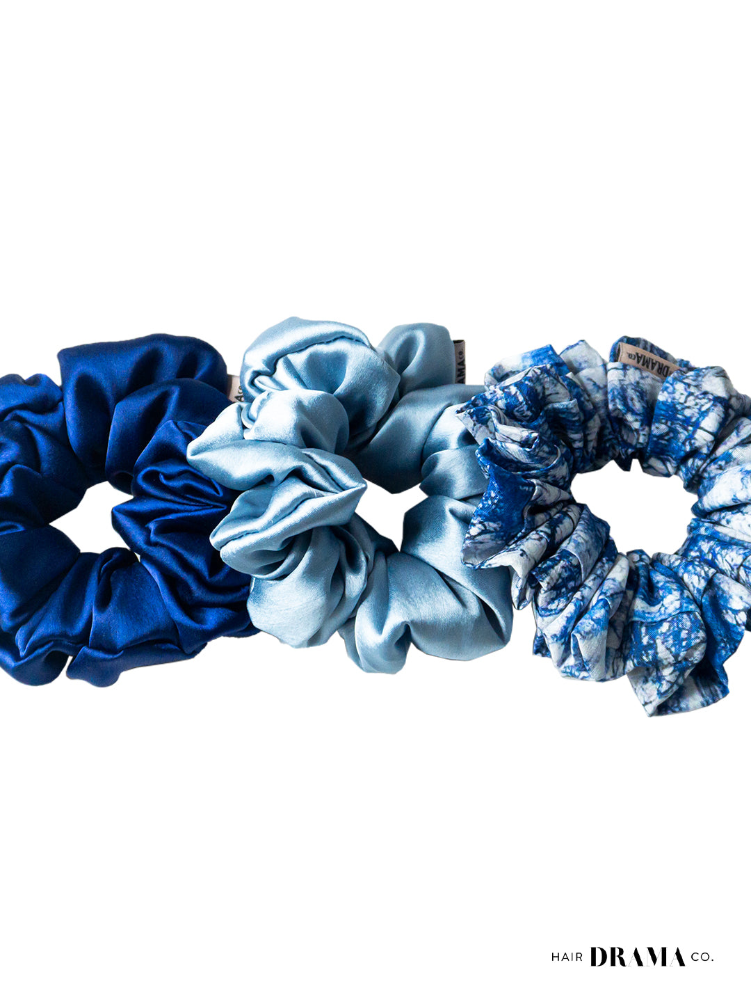 No Monday Blues Scrunchies Set Of 3
