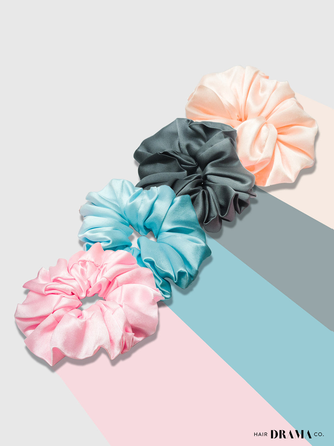 Multi Scrunchies Set Of 4