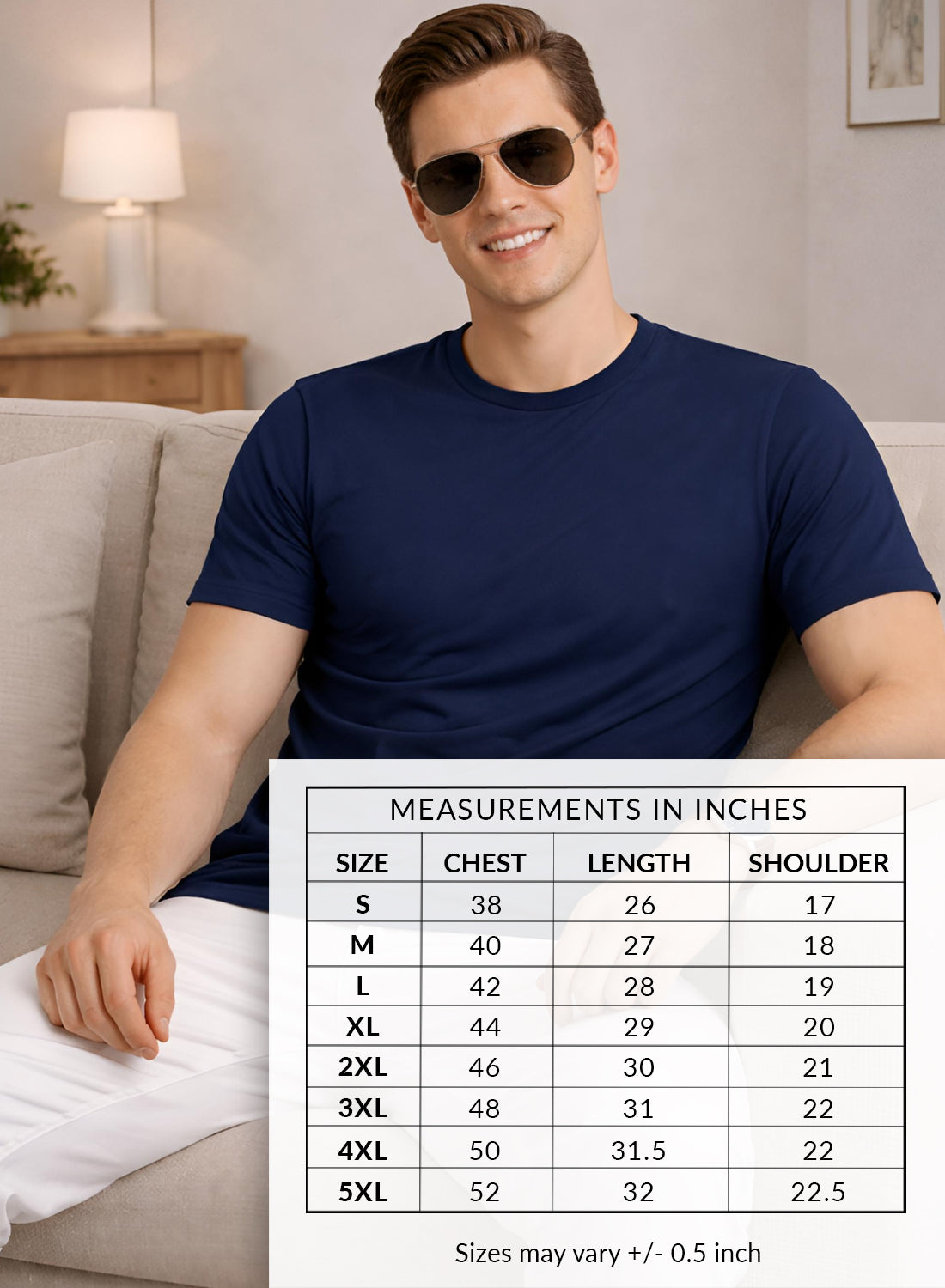 Men Badminton Tshirt