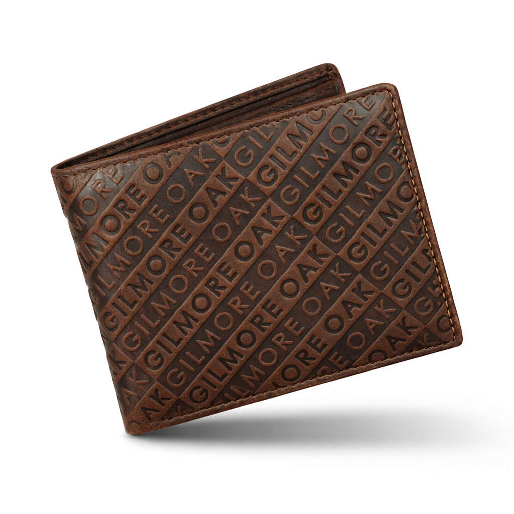 Brown Leather Two Fold Wallet
