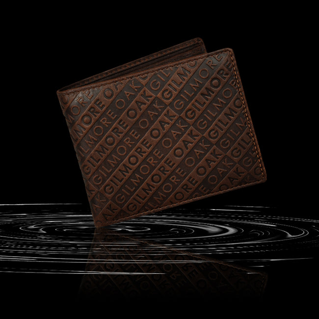 Brown Leather Two Fold Wallet