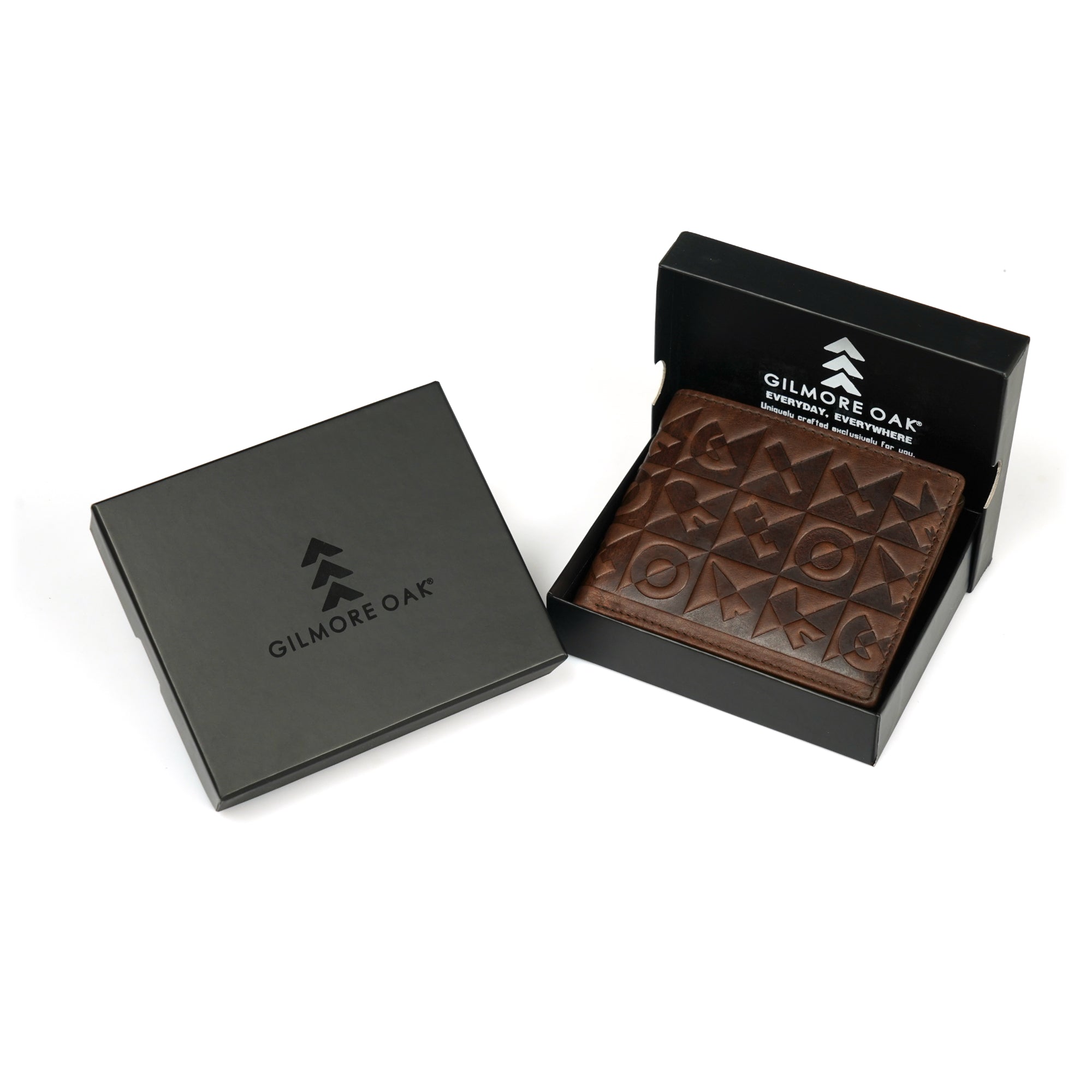 Brown Leather Two Fold Wallet