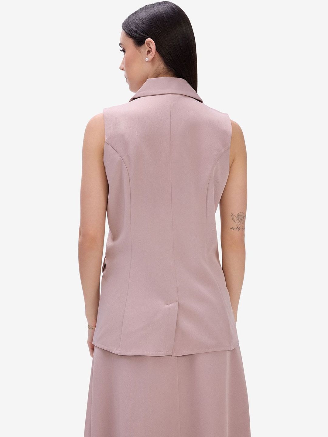 Women Peach Blazer