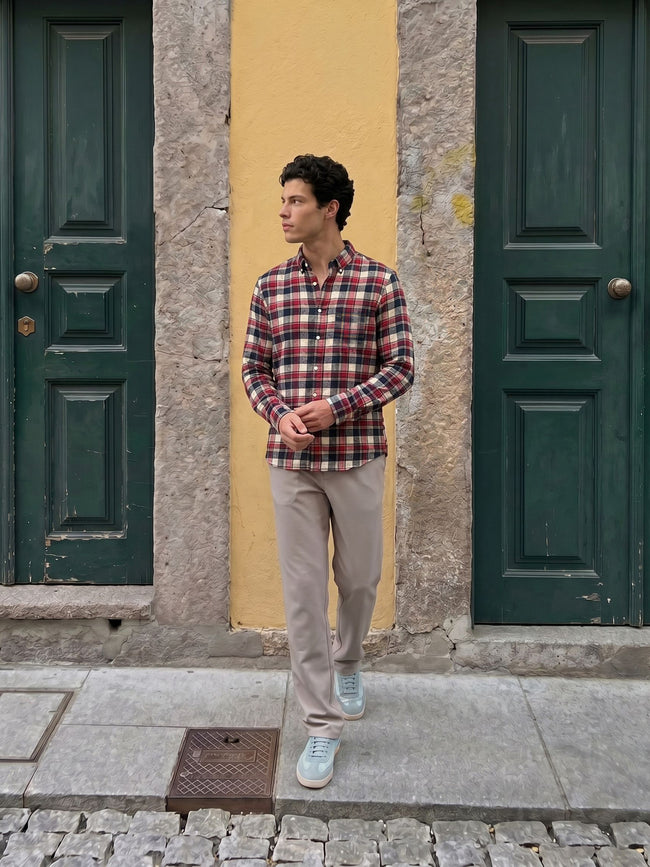 Men Multi Checked Shirt