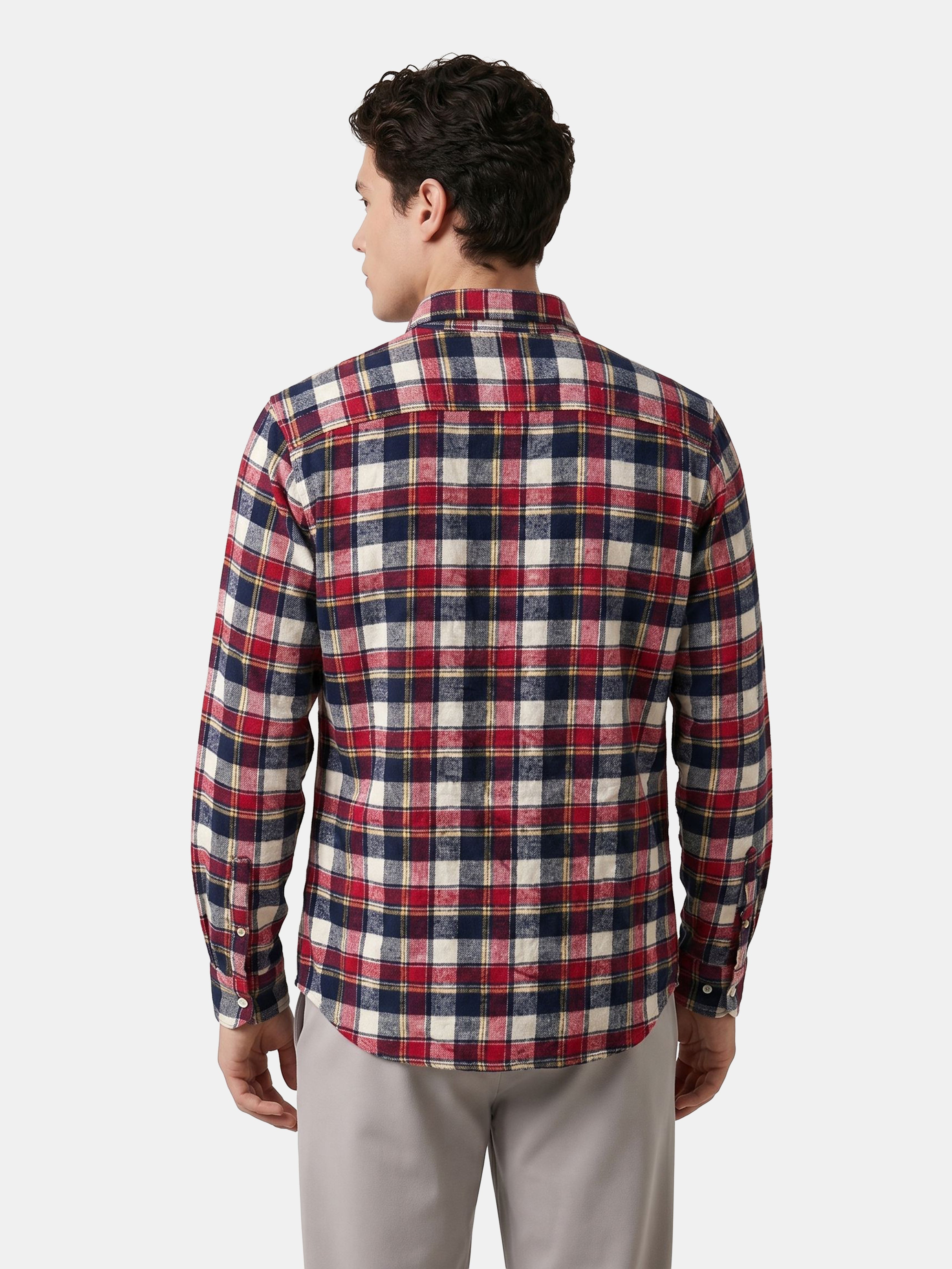 Men Multi Checked Shirt