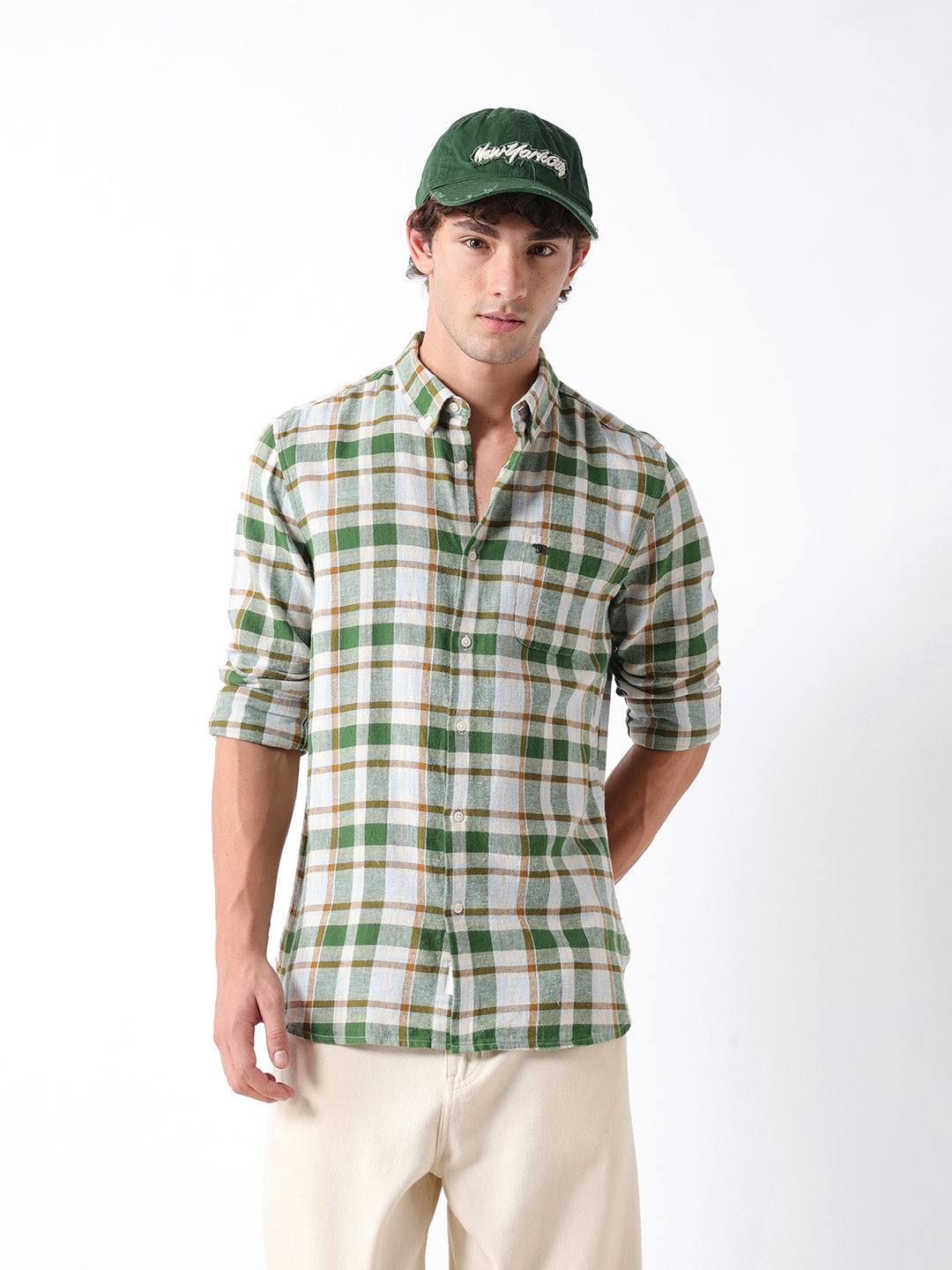 Men Multi Checked Shirt