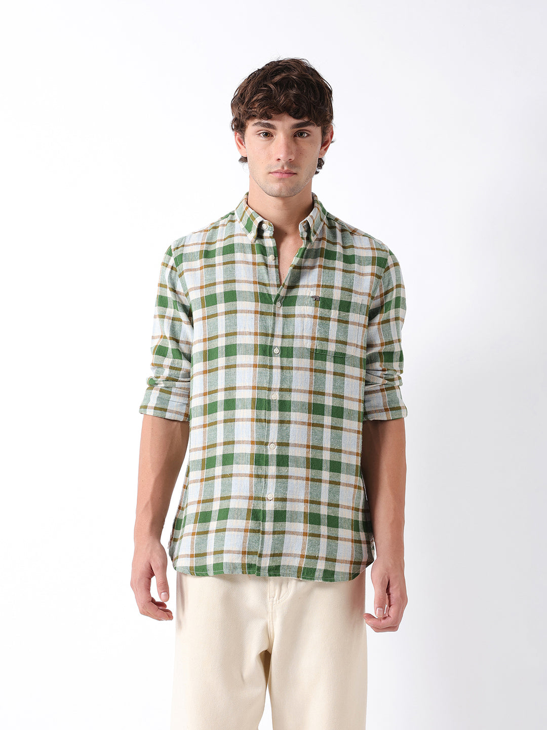Men Multi Checked Shirt