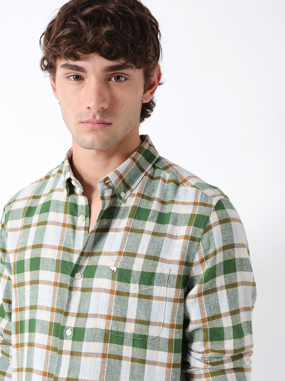 Men Multi Checked Shirt