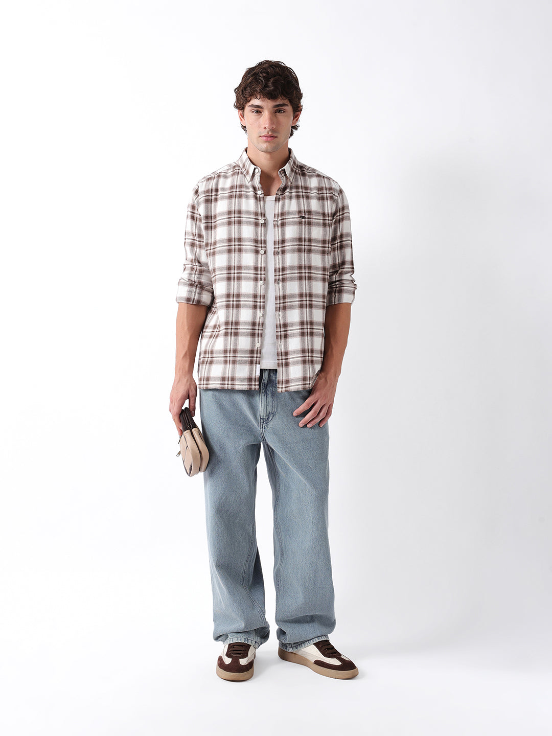 Men Multi Checked Shirt