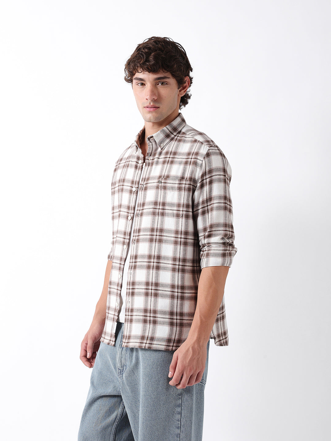 Men Multi Checked Shirt