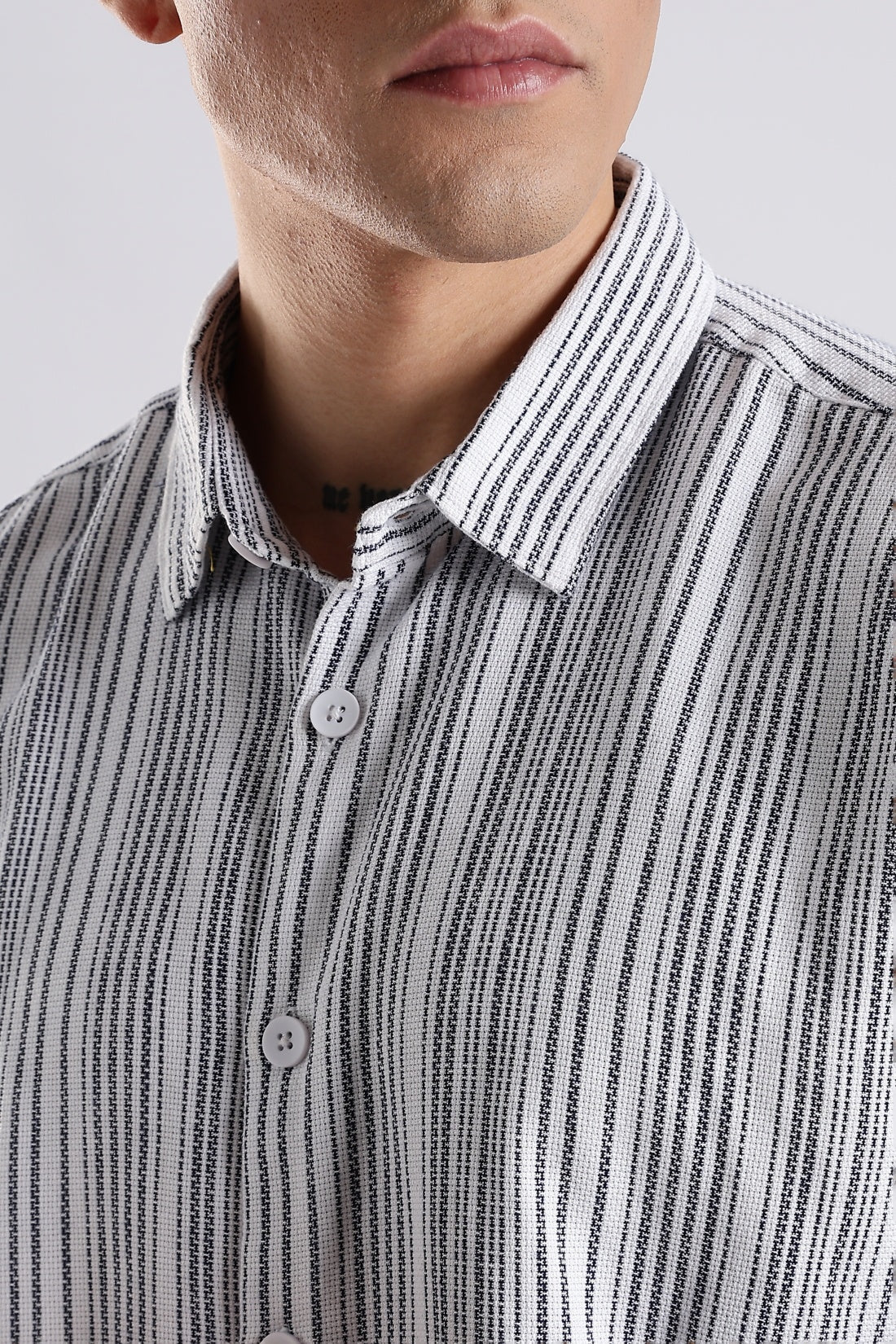 Men White Casual Shirt