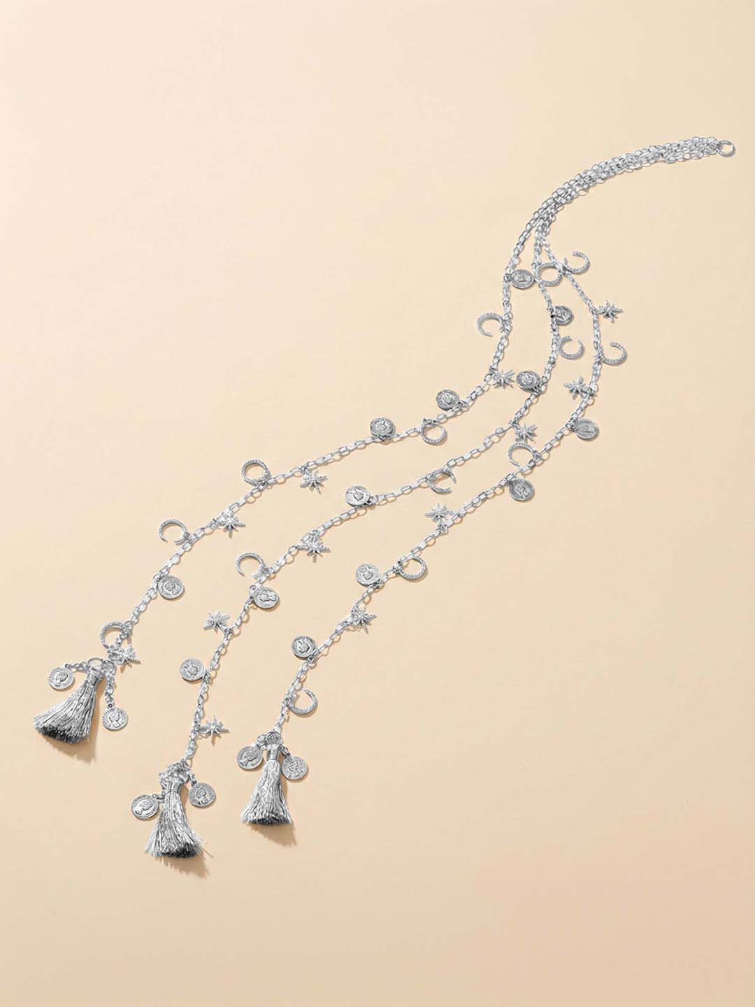Silver Sitara Crystal Parandi