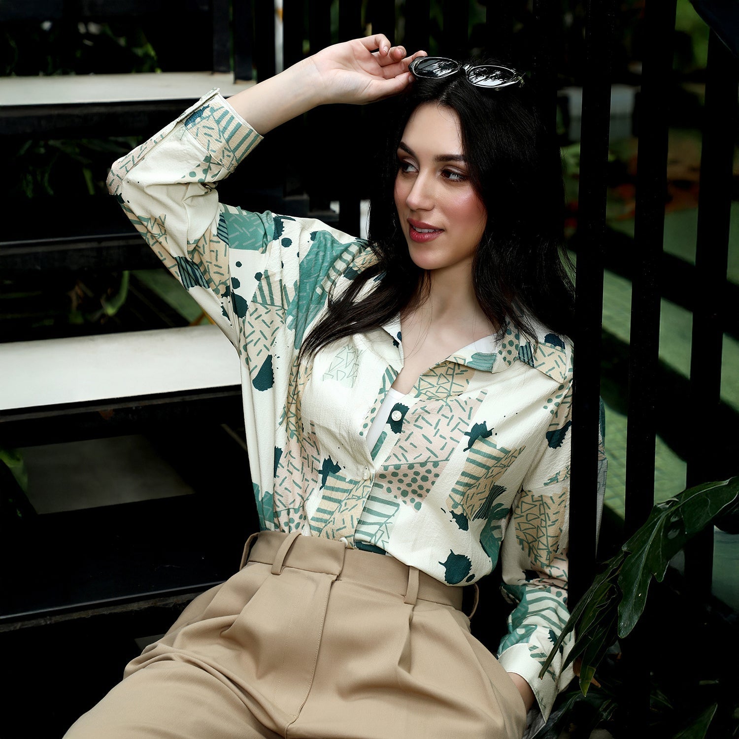 Women Multi Oversized Shirt