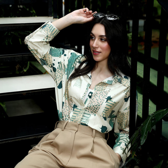 Women Multi Oversized Shirt