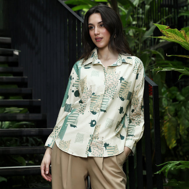 Women Multi Oversized Shirt